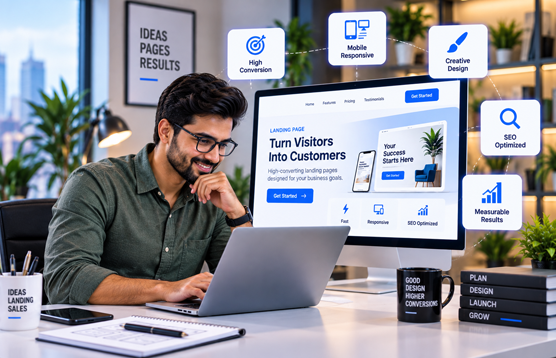 Landing Page Design in Lucknow